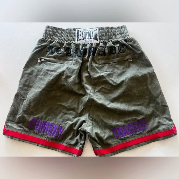 READYMADE | Shorts | Readymade Boxing Shorts Green | Poshmark